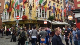 DUBLIN  TEMPLE BAR amp Irish Dancers  The Arlington Hotel Dublin dublin ireland irishmusic [upl. by Ripleigh795]