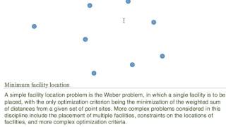 Facility location problem [upl. by Kerr]