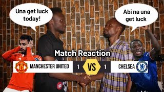 CAICEDO GOAL BRUNO FERNANDEZ PENALTY MANCHESTER UNITED 11 CHELSEA NIGERIAN FOOTBALL FANS REACTION [upl. by Shelman936]