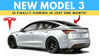 Teslas New Model 3 Is Finally Coming Next Month amp More Updates [upl. by Vadim]