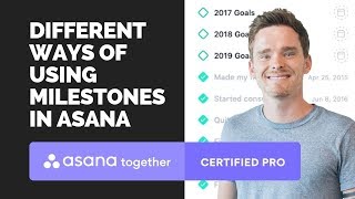 Different ways to use milestones in Asana [upl. by Hinckley]