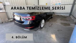 4 Bölüm  Araba Temizleme Serisi  Cam Temizliği ve Cila [upl. by Kimber]