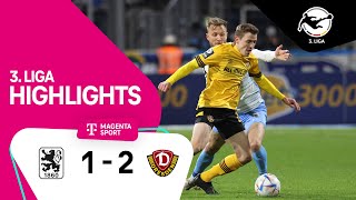 TSV 1860 München  Dynamo Dresden  Highlights 3 Liga 2223 [upl. by Kaylil]