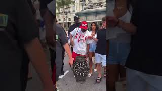 Floyd Mayweather and Gallienne nabila recently saw Monaco were a watch floydmayweather monaco [upl. by Heath]