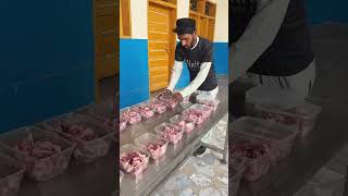 3 Goats 🐐 Meat distribution mini vlog ❤️ reels vlog viralvideo foryou foryoupage shorts [upl. by Ayikaz]