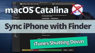 How to Sync iPhone on macOS Catalina with Finder App [upl. by Seif]