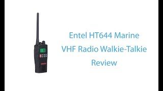 Entel HT644 Marine VHF Radio Walkie Talkie [upl. by Shaikh480]