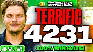 Terzics TERRIFIC 4231 FM24 Tactic  100 Win Rate  UCL Winning [upl. by Thorstein]