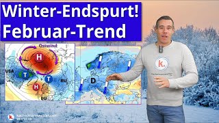 WinterEndspurt Neuer Februartrend und PolarwirbelCheck [upl. by Ecniuq]