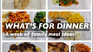 WHAT’S FOR DINNER WEEK 4  FAMILY MEAL IDEAS [upl. by Rovner]