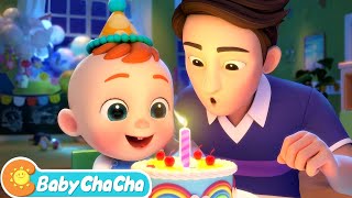 Baby Blows Out the Candle  Happy Birthday to You  Baby ChaCha Nursery Rhymes amp Kids Songs [upl. by Cappello]