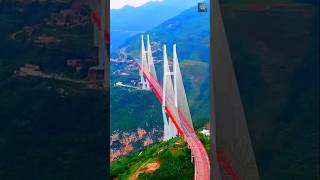 The Tallest Bridge In The World  China Made World Tallest bridge fact youtubechina [upl. by Ayenet]