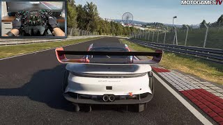 Rennsport Open Beta  Porsche 911 GT3 R rennsport at Nordschleife  Moza DD R9 Gameplay [upl. by Hamian819]