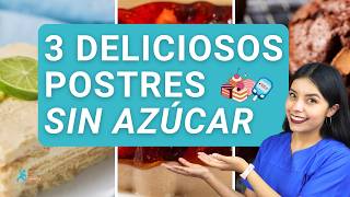 Postres para personas con diabetes [upl. by Lirva793]