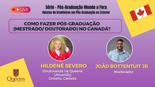 Como Fazer MestradoDoutorado no Canadá [upl. by Ayn]