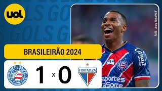 BAHIA 1 X 0 FORTALEZA  CAMPEONATO BRASILEIRO 2024 VEJA O GOL [upl. by Duer]