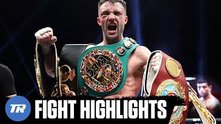 Josh Taylor Gets Knocked Down Rallies Retains Undisputed Titles in Fight of the Year  HIGHLIGHTS [upl. by Larcher489]