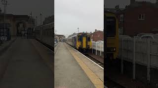 156488 departing Saltburn for Darlington on the 51124 saltburn darlington train class156 [upl. by Airom837]