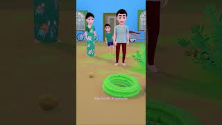 sanp sanp chinki sanp agya comedytimetoons funny comedy animated 3danimation bhabhicomedy [upl. by Assetnoc449]