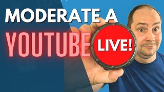 How To Moderate A YouTube Live Stream  Live Demo [upl. by Anidualc363]