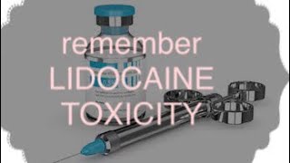 Lidocaine toxicity [upl. by Segroeg]