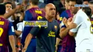 pelea de Barcelona Vs Real Madrid [upl. by Goodson]