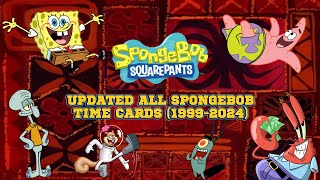 Updated All Spongebob Time Cards From 19992024 MUST WATCH Theses Are Free To Use Use Them [upl. by Harned41]