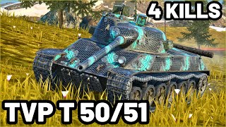 TVP T 5051  81K DAMAGE  4 KILLS  WOT Blitz Pro Replays [upl. by Itagaki]