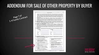 How to fill out the Addendum for Sale of Other Property by Buyer [upl. by Magnien]