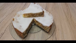 Gedeckter Apfelkuchen mit Pudding [upl. by Ainsley551]