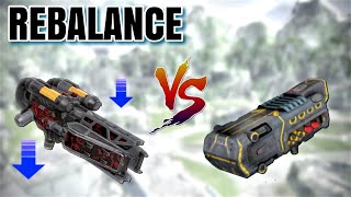 WR Incinerator after nerf VS Avalanche  Damage Comparison  War Robots Test Server [upl. by Einafpets]