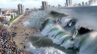 30Foot Waves Devastate Sochi Black Sea Storm Unleashes Chaos Russia [upl. by Paymar]