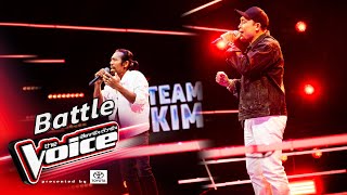 เดี่ยว VS สงกรานต์  บุษบา  Battle  The Voice Thailand 2024  3 Nov 2024 [upl. by Oinotnanauj]