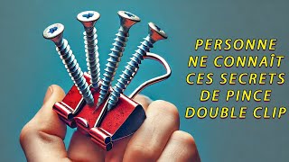 Je Regrette De Ne Pas Avoir Appris Ces 26 Idées Avec La Pince Double Clip À 40 Ans [upl. by Theobald]