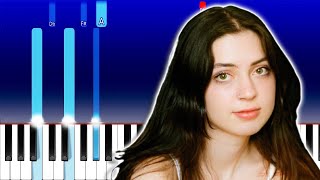 Lizzy McAlpine  ceilings Piano Tutorial [upl. by Jannery870]