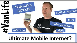 Teltonika RUTX12 Dual modem router  Ultimate Mobile Internet  Campervan Motorhome RV Caravan [upl. by Einon413]