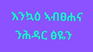 Eyerus Berhan እየሩስ ብርሃን is liveእንኳዕ  ኣብፀሐና ንሕዳር  ፅዬን [upl. by Melnick]