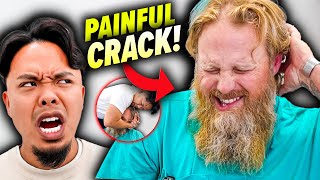 CHIROPRACTOR SAVES VETERAN FROM BACK SURGERY 😱😭  Chiropractic Adjustment  Dr Tubio [upl. by Namsu225]