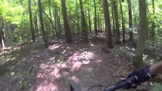 Kernersville MTB trails 71813 [upl. by Selohcin]