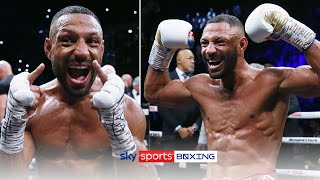 Kell Brooks celebrations after stopping Amir Khan in the sixth round 😱 [upl. by Quince]