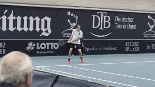 Finale Koblenz Open Moraing vs de Schepper [upl. by Anse399]