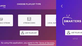 SMARTERS PLAYER LITE app  how to use [upl. by Barbabas]