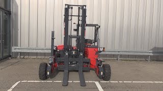 Hiab Moffett M4 254 NX Truck Mounted Forklift Exterior and Interior [upl. by Ragan]