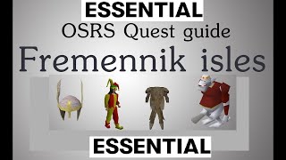 FASTEST Fremennik Isles Quest Guide  UNKNOW Hack Trick BETTER than Runelite Quest Helper [upl. by Ellimahs]