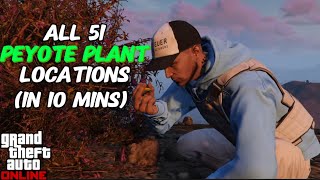 GTA Online  All 51 Peyote Plant Locations [upl. by Kennard]