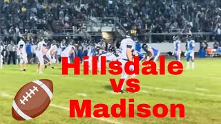 Hillsdale Football vs Madison 9272024 MHSAA Football [upl. by Adnovad]