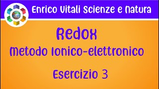 Bilanciamento reazione redox Metodo ionicoelettronico Esempio 3 [upl. by Gannon]