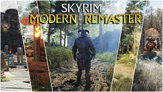 OVER 20 Skyrim Mods To Completely Modernize Your Graphics In 2024 [upl. by Bethezel]