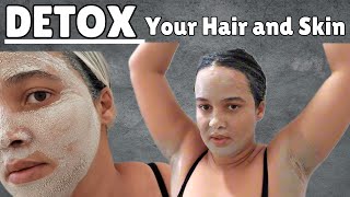 Detox HAIR and skin  BENEFITS of using bentonite clay  South African Youtuber [upl. by Eedia]