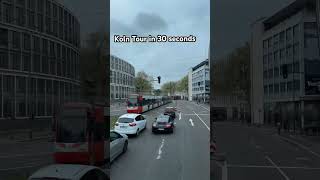 Cologne Germany Tour in 30 second cologne köln timelapse [upl. by Eal276]